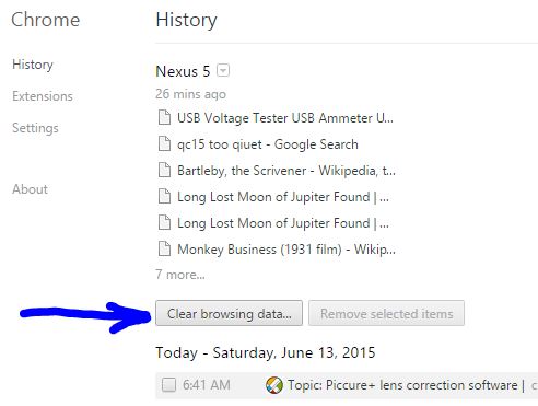 clearhistorychrome
